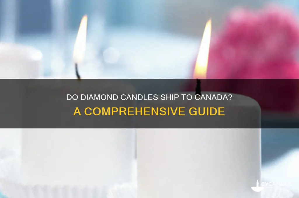 do diamond candles ship to canada