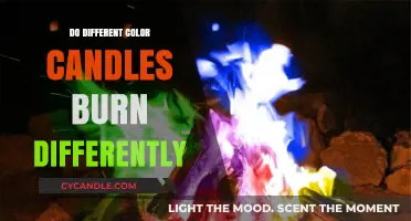 Candle Colors and Burn Rates: Unraveling the Flame Differences