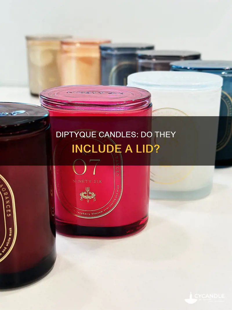 do diptyque candles come with a lid