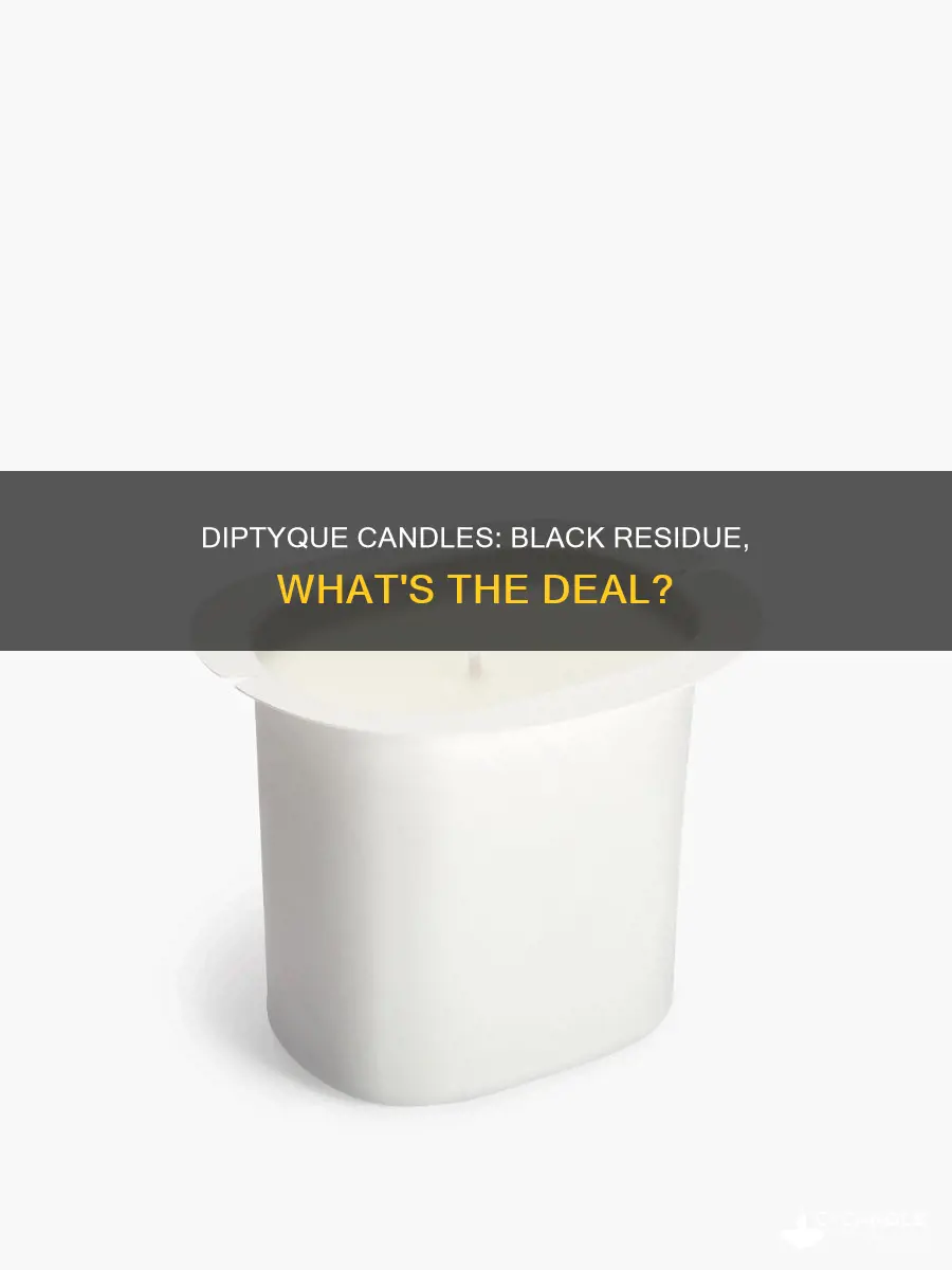 do diptyque candles give off black residue