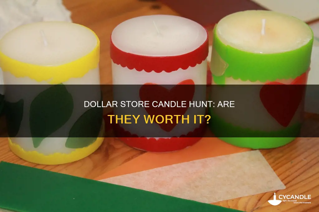do dollar stores sell candles