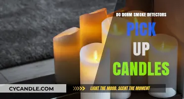 Candle Burning in Dorms: Will Smoke Detectors Go Off?