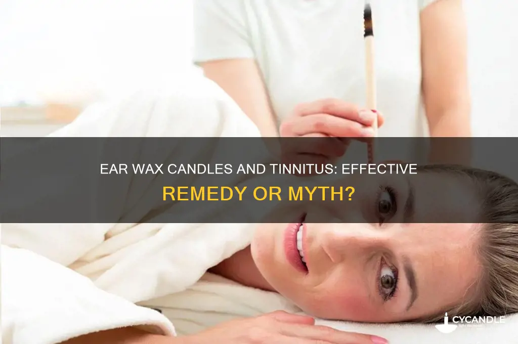 do ear wax candles help with tinitus