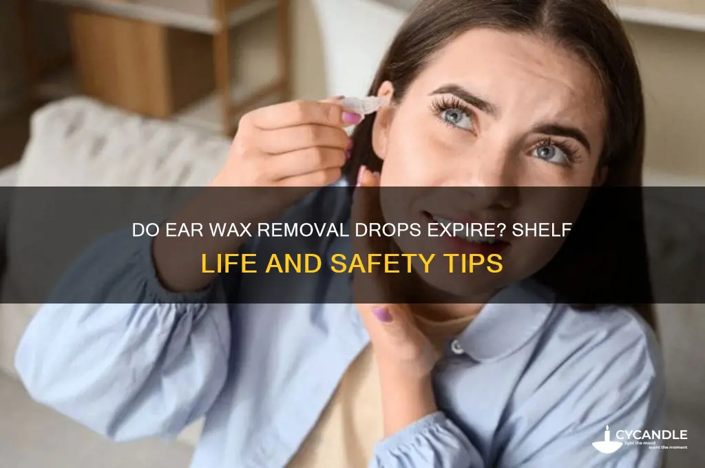 do ear wax removal drops expire