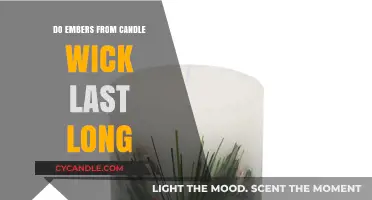 How Long Do Candle Wick Embers Glow and Remain Hot?
