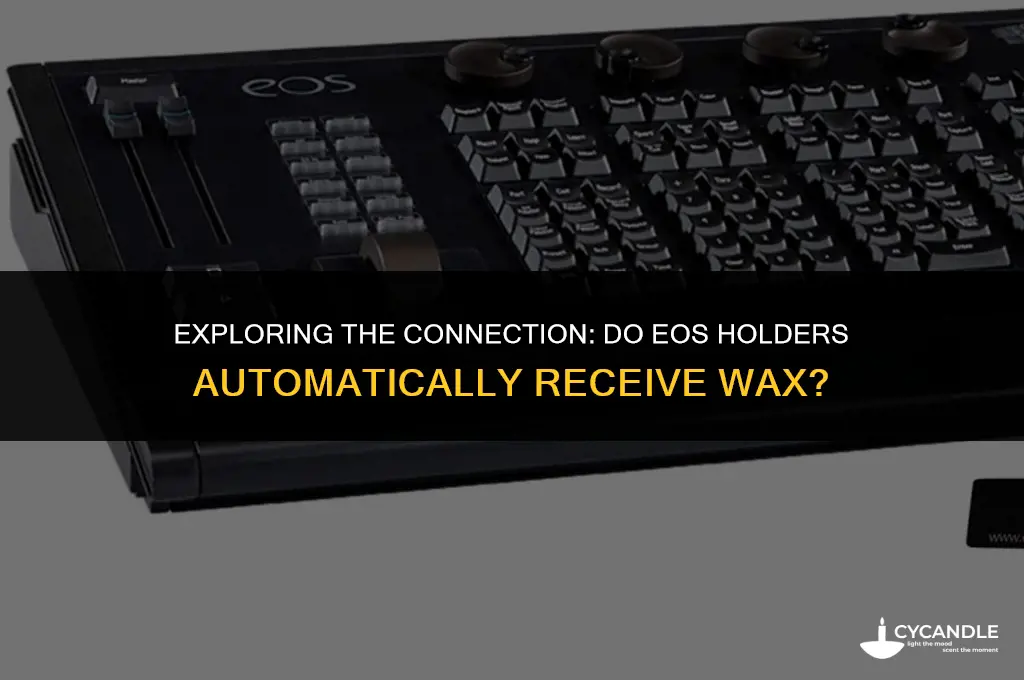 do eos holders get wax