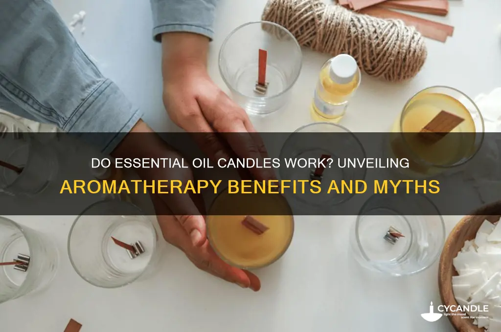 do essential oil candles work