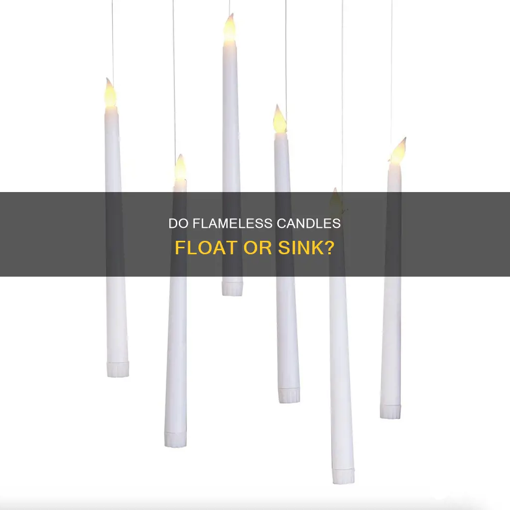do fake candles float
