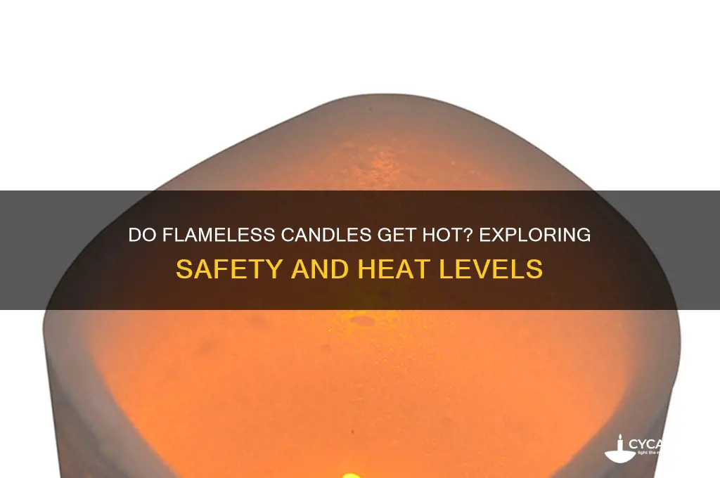 do flameless candles get hot