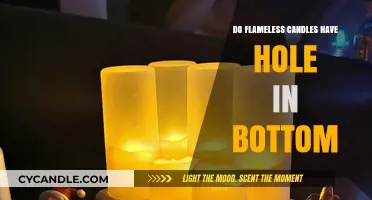 Why Flameless Candles Have a Hole at the Bottom