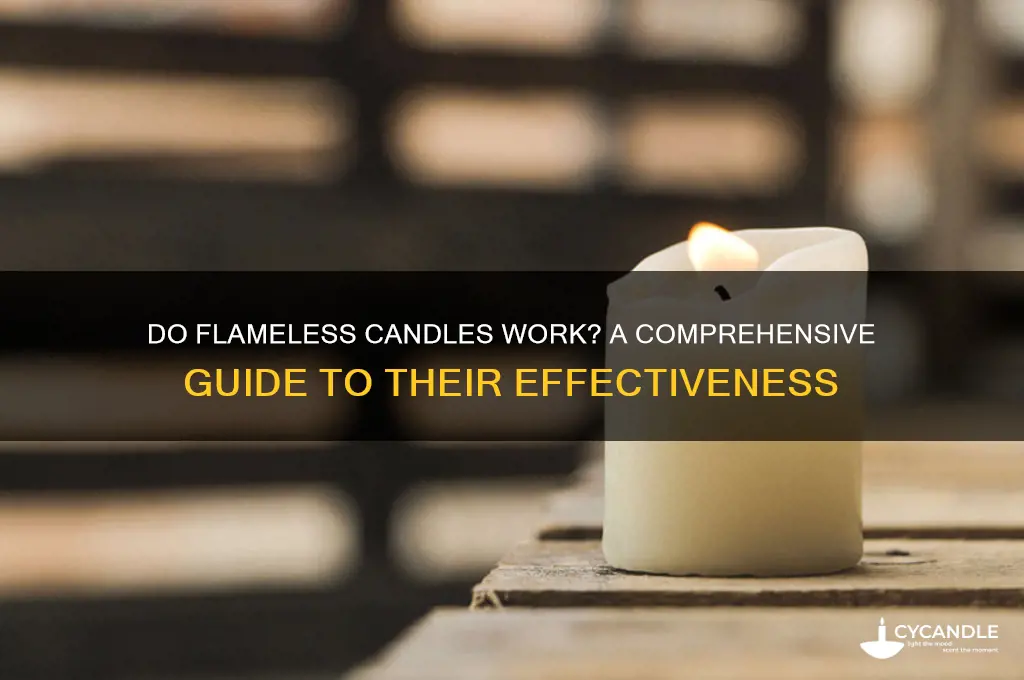 do flameless candles work