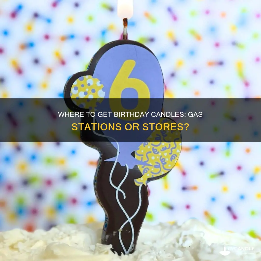 do gas stations have birthday candles