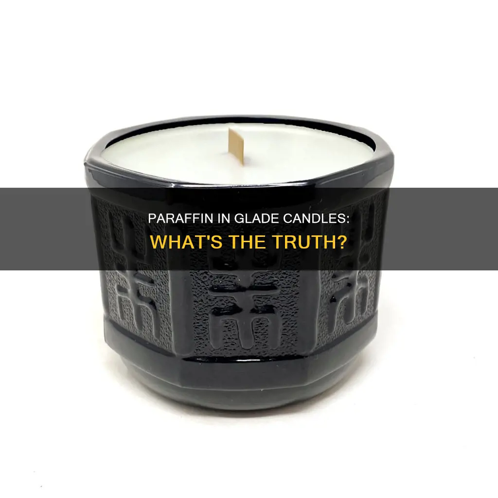 do glade candles contain paraffin