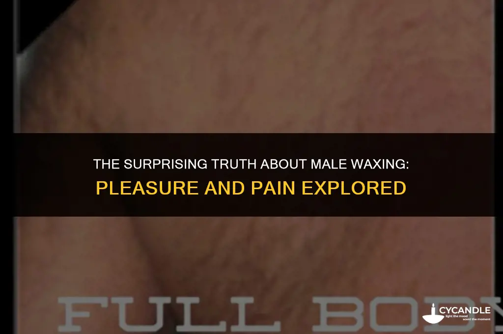 do guys cum when getting waxed