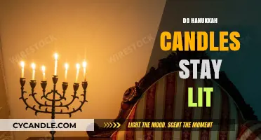 Hanukkah Candles: Do They Stay Lit?