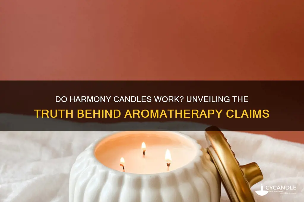 do harmony candles work