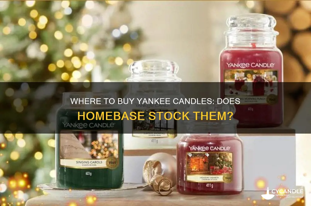 do homebase sell yankee candles