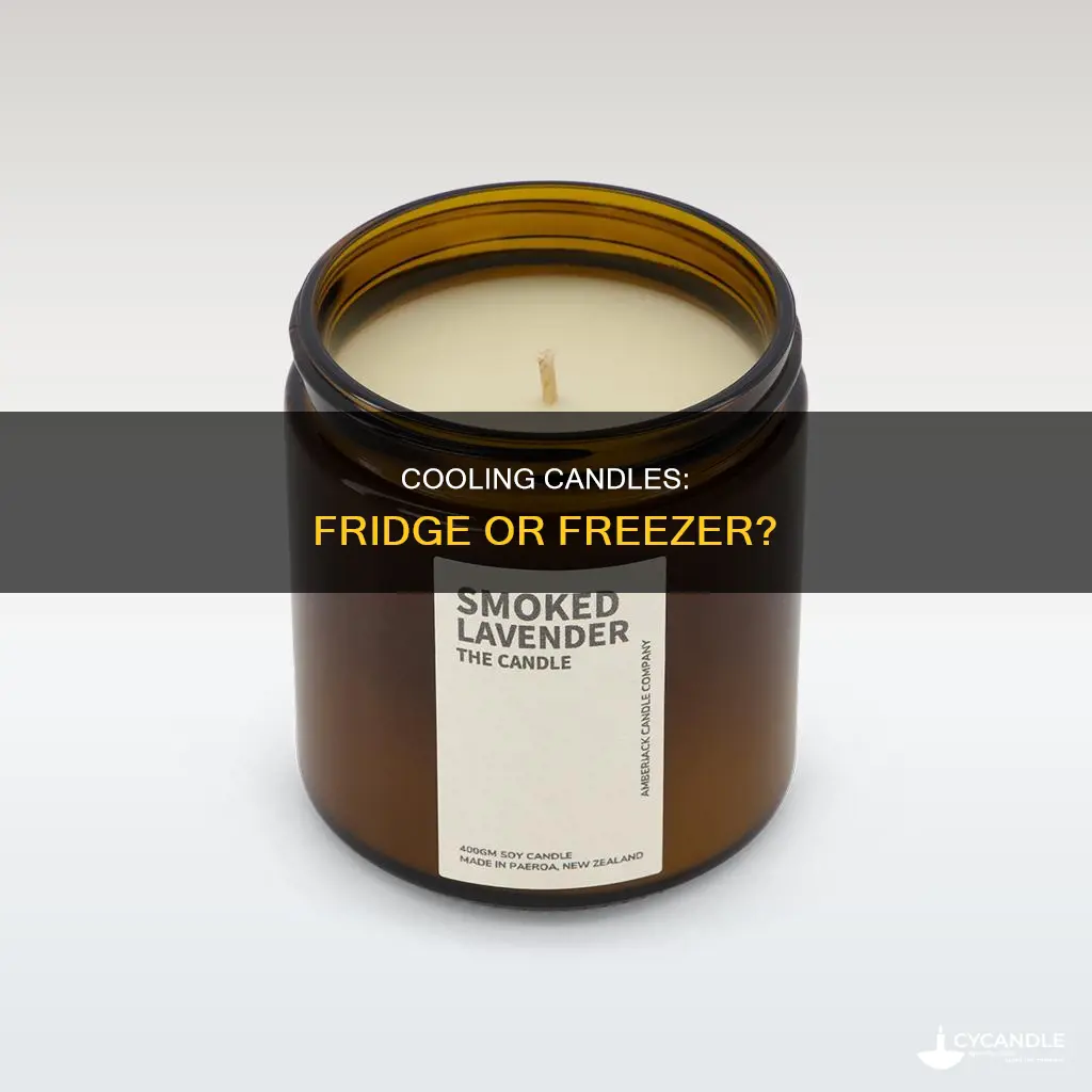 do i cool down a candle in the fridge