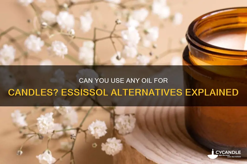do i have to use essissol oils for candles