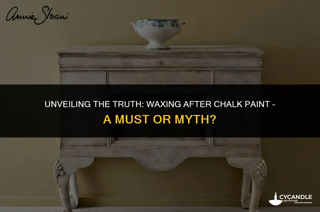 do i have to use wax after chalk paint
