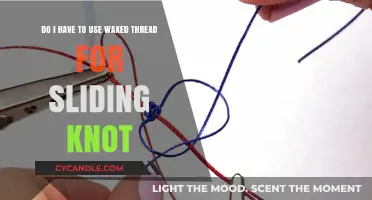 Sliding Knots: Waxed Thread vs. Regular Thread - What's Best?