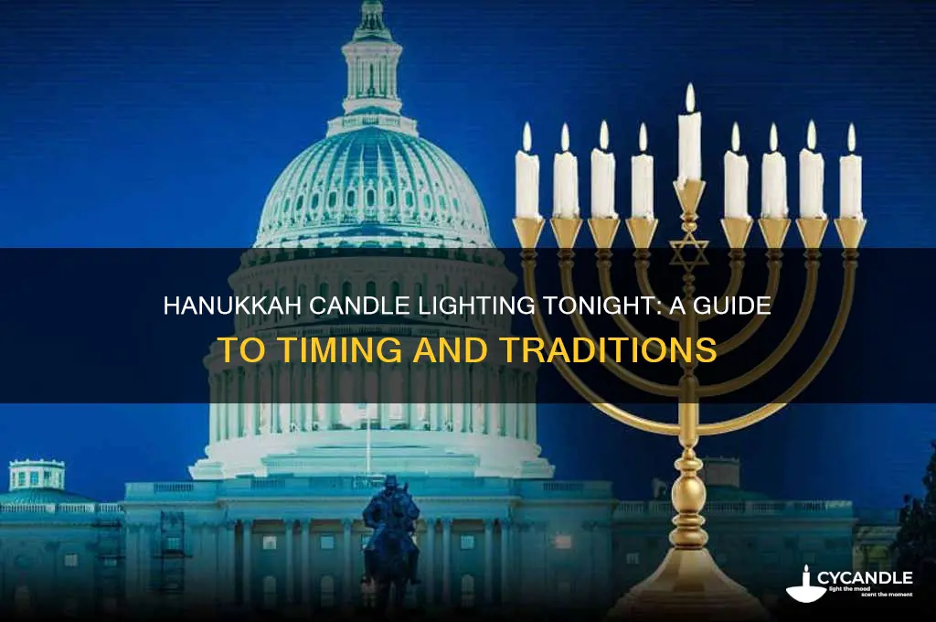 do i light hanukkah candles tonight