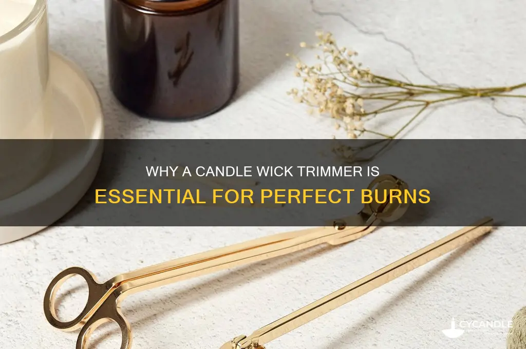 do i need a candle wick trimmer