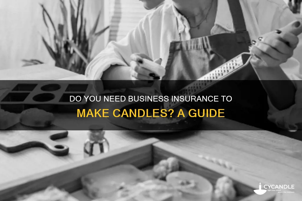 do i need business insurance to make candles