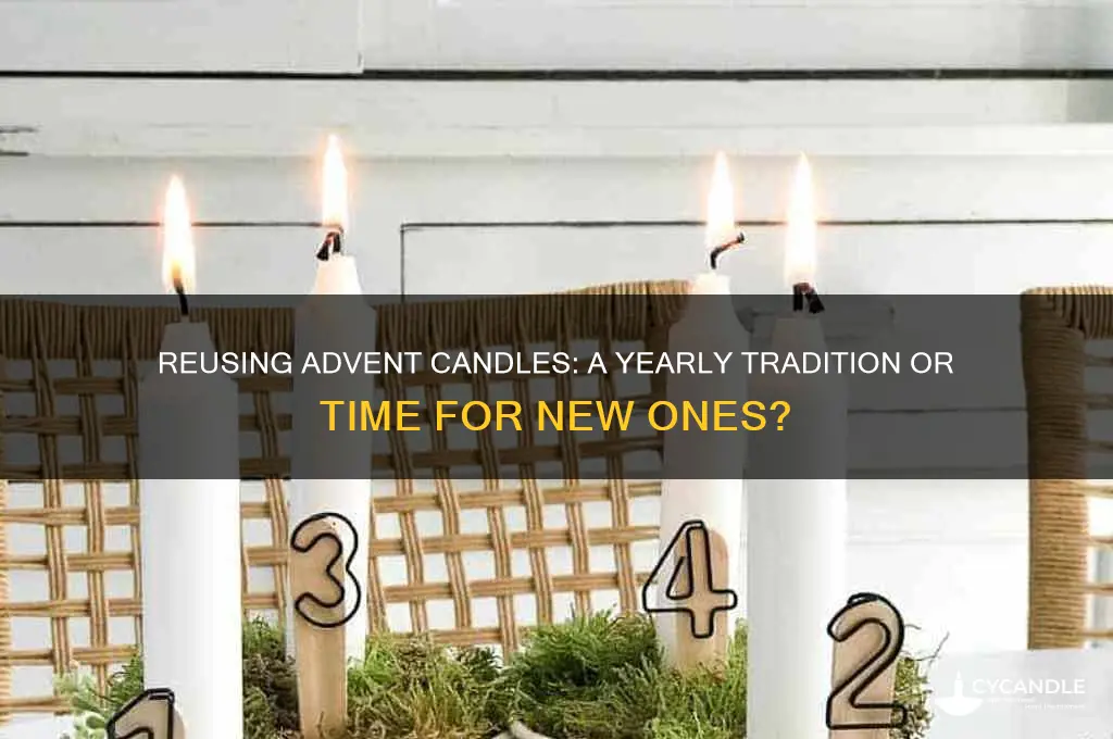 do i need to buy new advent candles every year