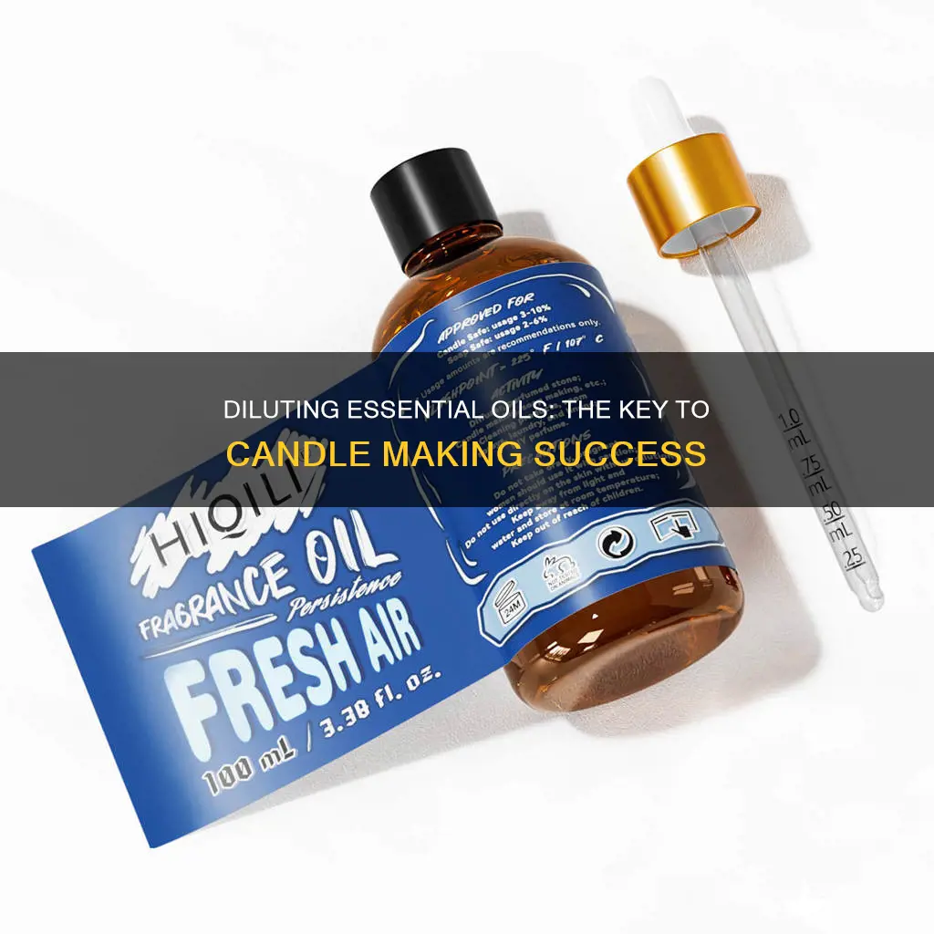 do i need to dilute essential oils in candle making