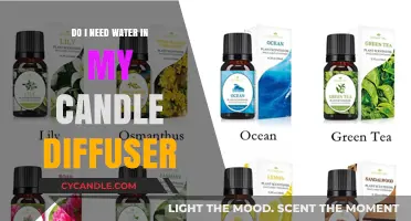 Water in Candle Diffusers: Is It Necessary?