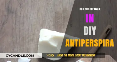 Beeswax in DIY Antiperspirant: Benefits, Usage, and Best Practices