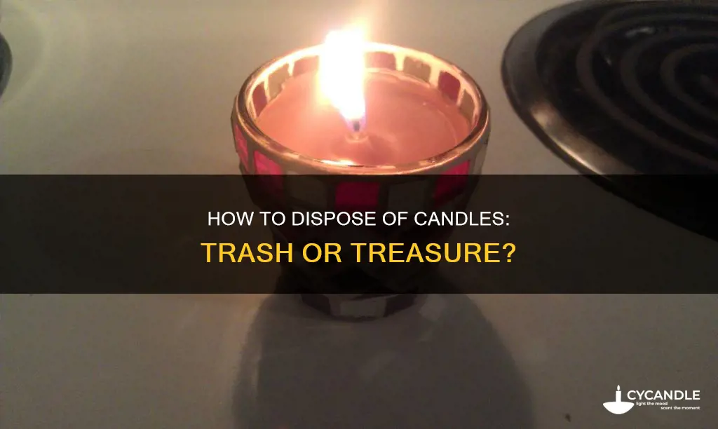 do i toss candles out with normal trash