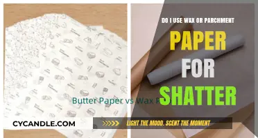 Shatter Success: Choosing Between Wax and Parchment Paper