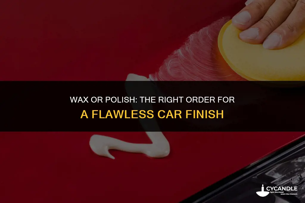 do i wax or polish car first