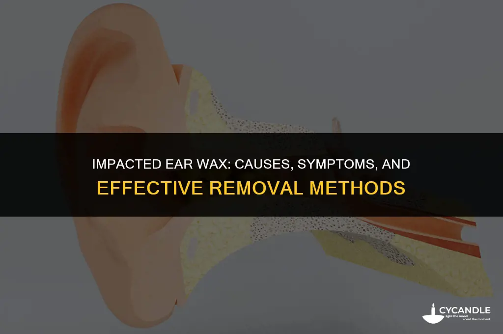 do impacted ear wax go away