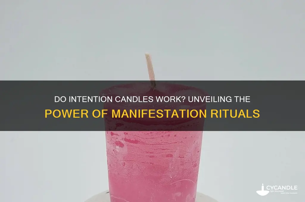 do intention candles work