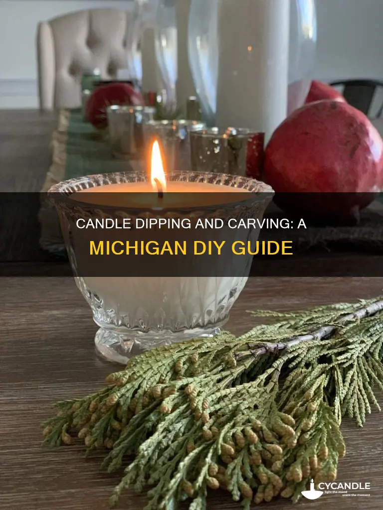 do it yourself candle dipping and carving in michigan