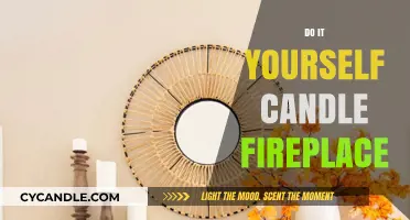 Create a Cozy DIY Candle Fireplace for Your Home