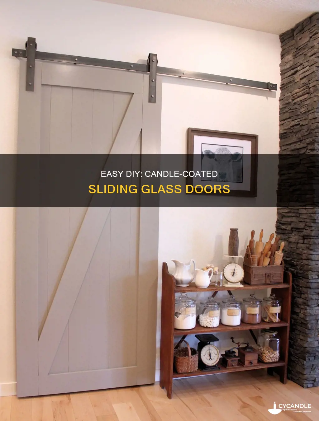 do it yourself candle for sliding glass door easy
