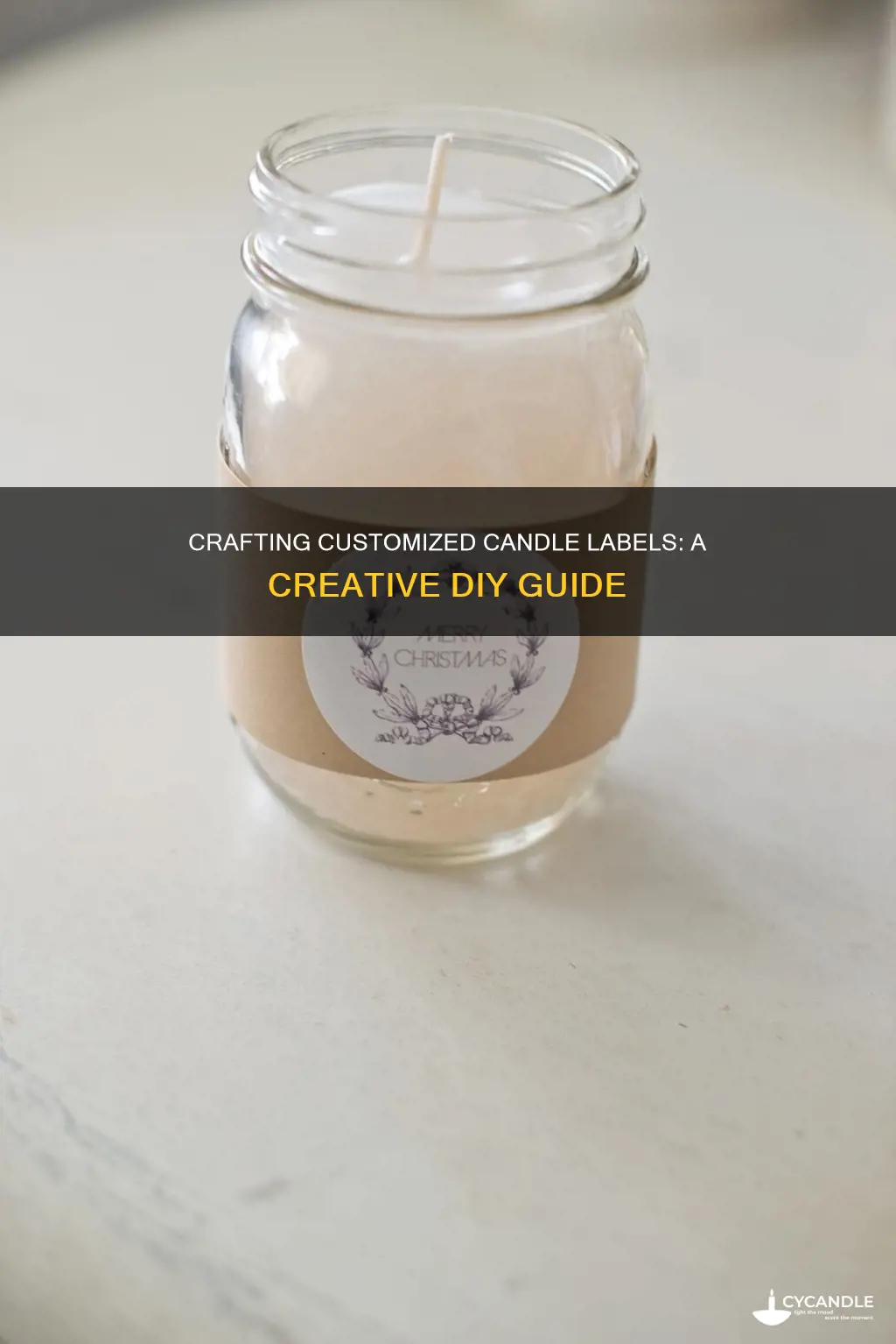 do it yourself candle labels