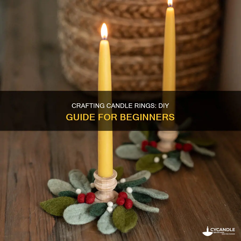 do it yourself candle rings