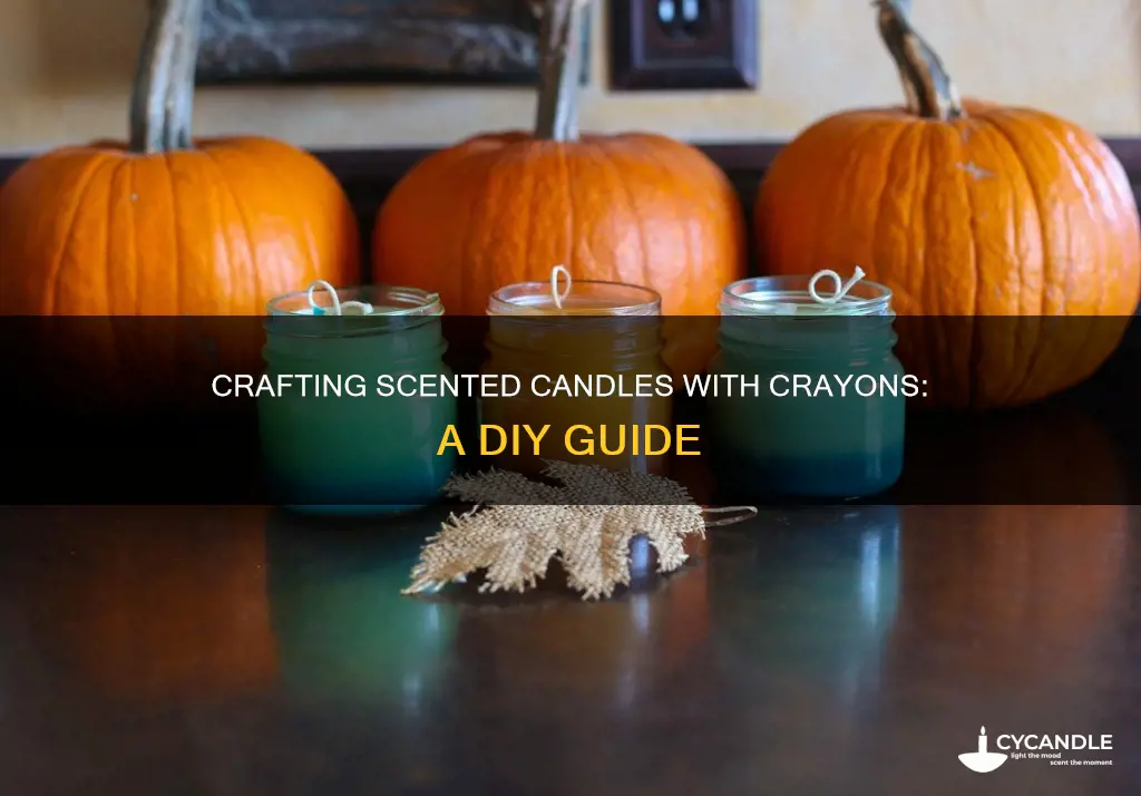 do it yourself candles with crayons