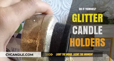 Glittery DIY Candle Holders for a Sparkly Home Makeover
