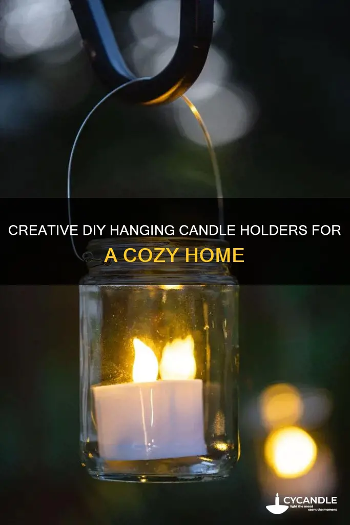 do it yourself hanging candle holders
