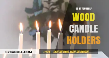 Crafting Rustic Charm: DIY Wood Candle Holders