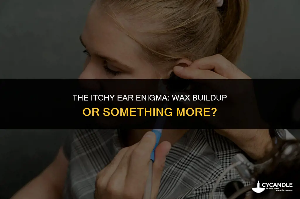 do itchy ears mean wax