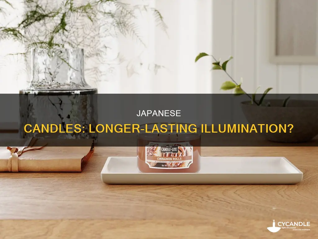 do japanese candles last longer