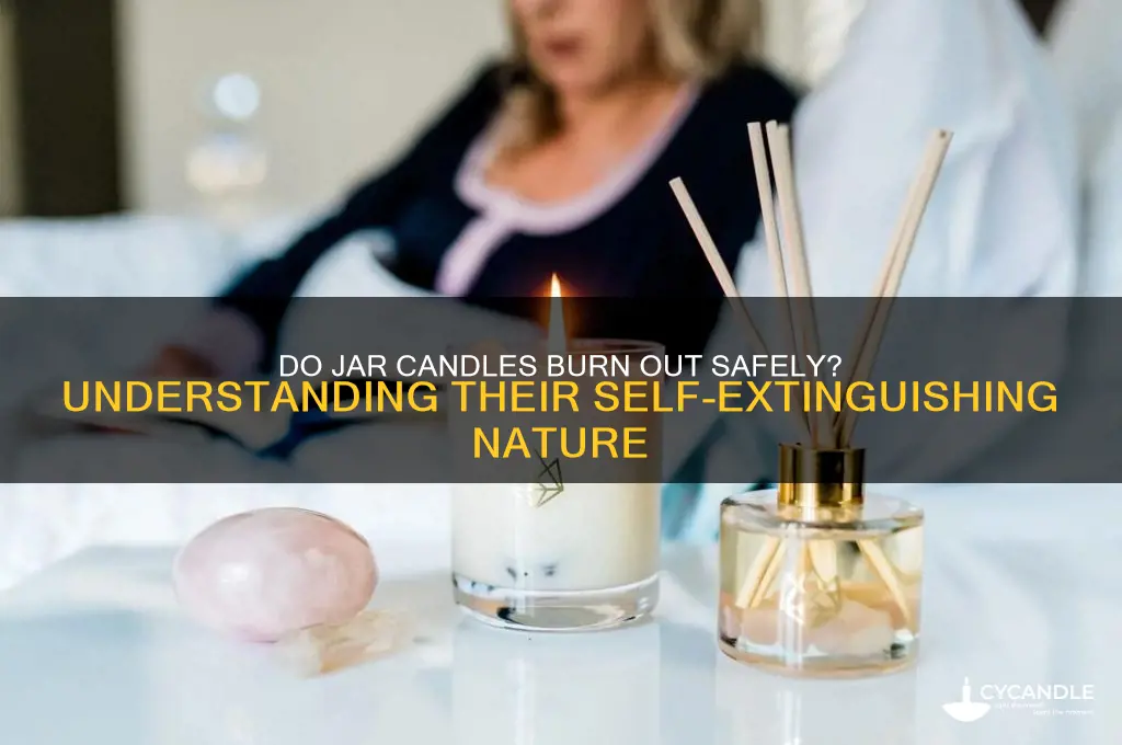 do jar candles burn themselves out