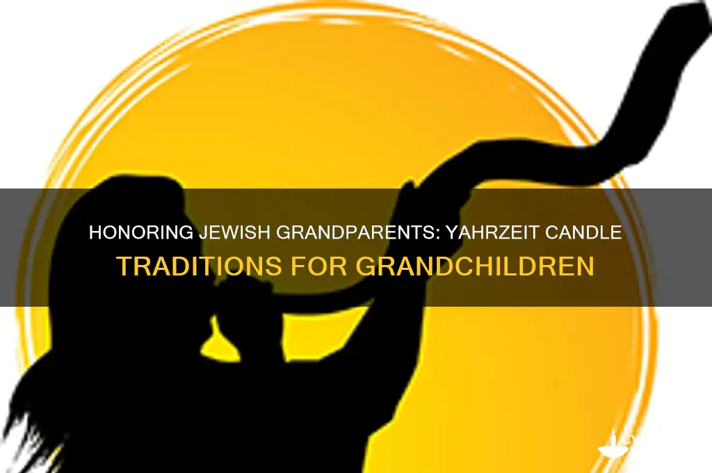 do jewish grandchildren light yahrzeit candles for their grandparents